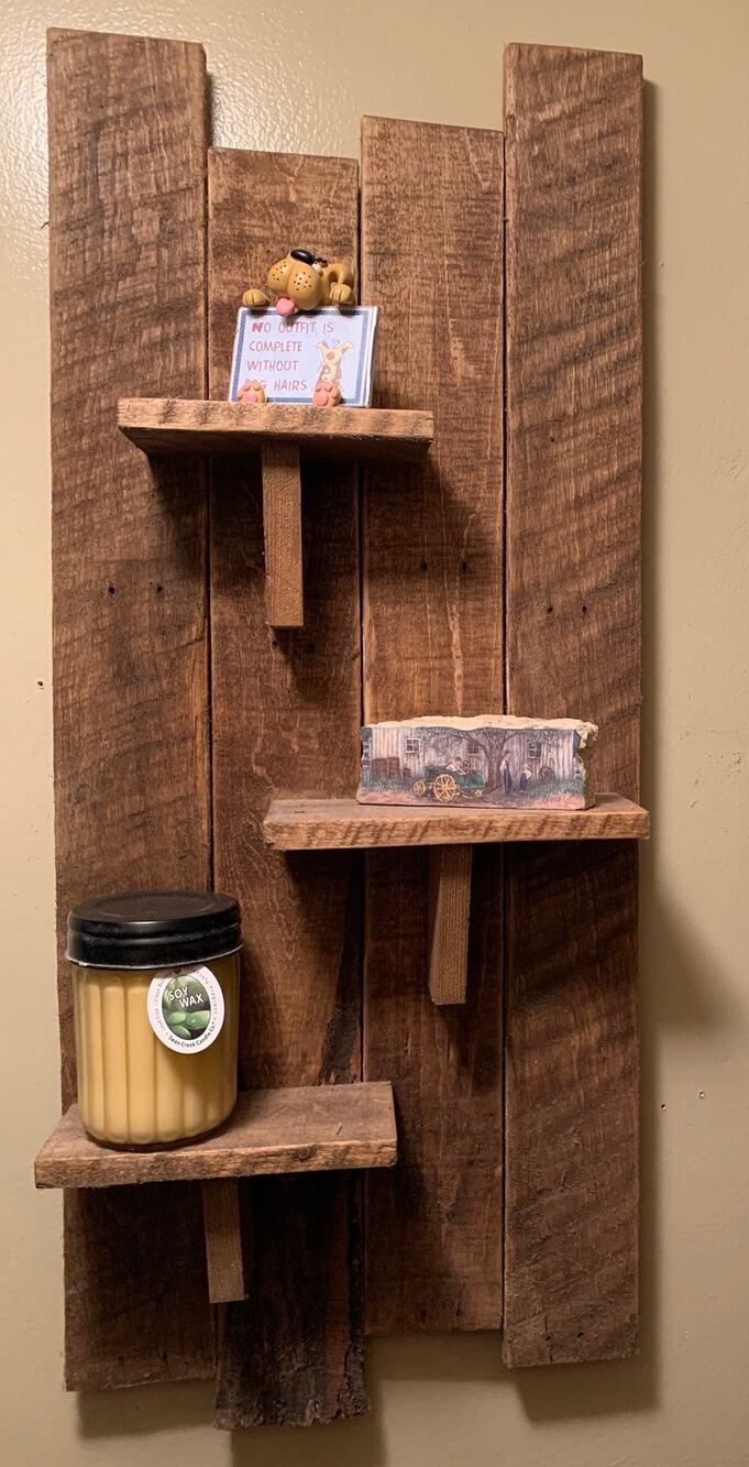 Rustic Whatnot Three Tier Shelf Woodworking